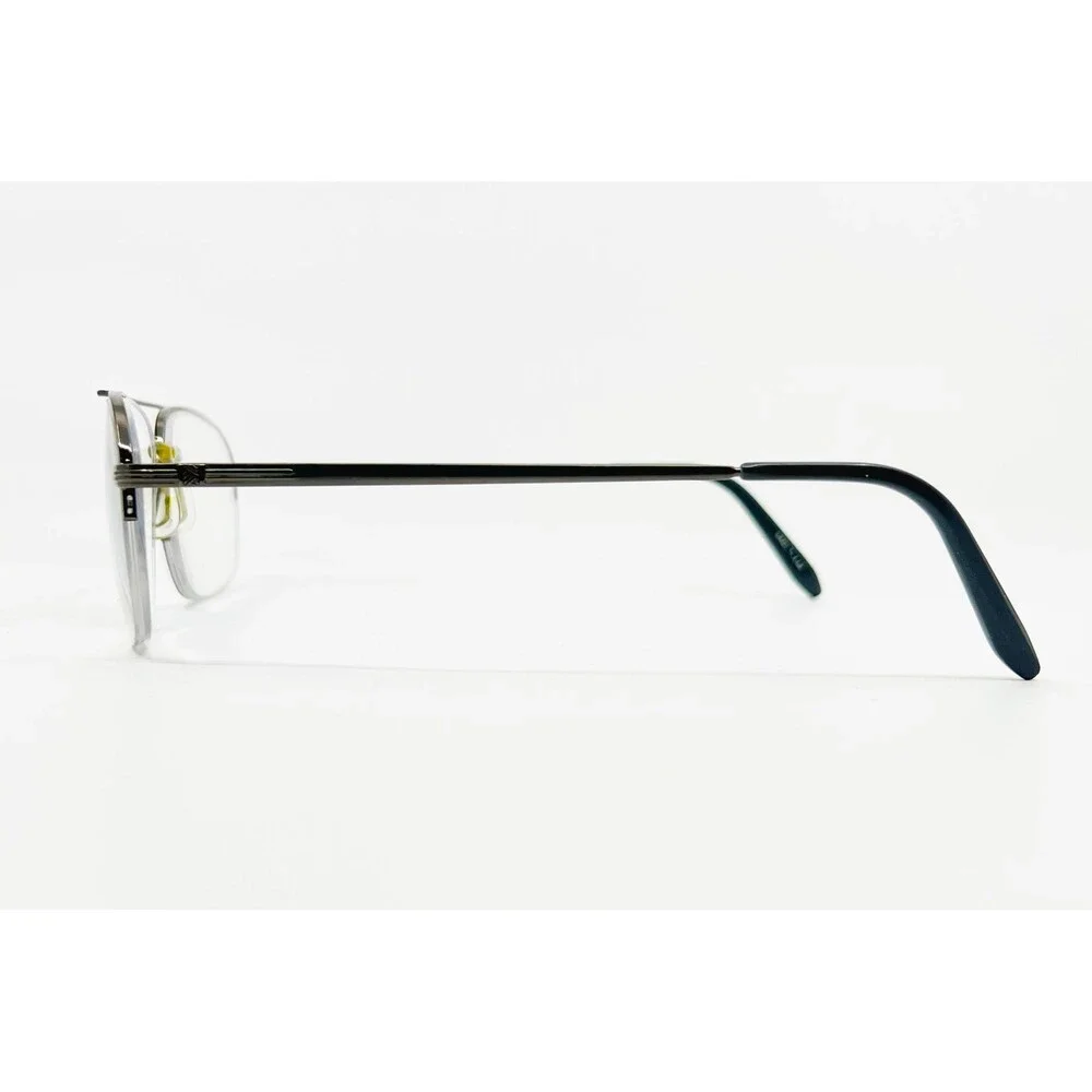 Stetson Eyeglass Frames Mens Gunmetal Aviator Zyloware 058 239 54-18-145